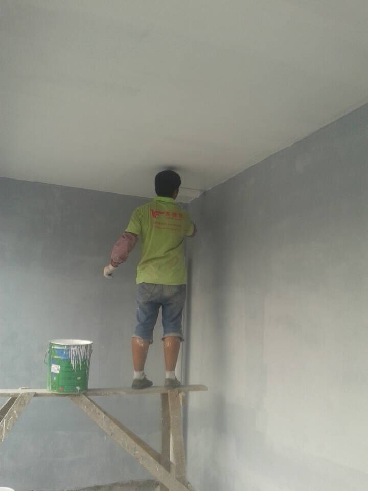 友情漆金沙外墻工程正式啟動